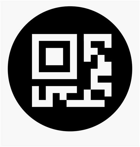 barcode svg fake circle qr code icon png  transparent clipart clipartkey