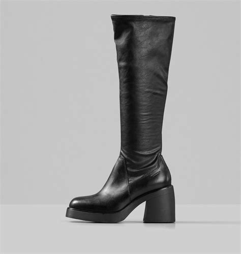 brooke leathercomb boots black vagabond