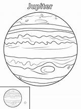 Jupiter sketch template
