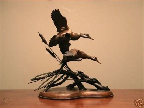Limited Ducks Unlimited Gale Winds Bronze Sculpture 26992919