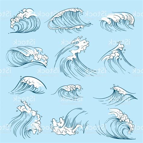 sketch waves  paintingvalleycom explore collection  sketch waves
