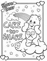 Coloring Care Bear Pages Bears Colouring Printable Sheets Birthday Valentine Color Adult Kids Preschool Boop Betty Print Nina Teddy Coloringfolder sketch template