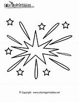 Coloring Pages Fireworks Printable Year Firework Holiday Years Simple Drawing Easy Printables Outline Print Coloringprintables Template Stencils Holidays Make Stencil sketch template