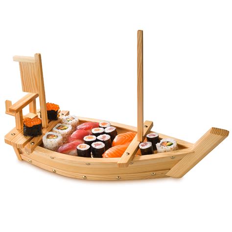 barco  sushi barca artesanal  sushi  sashimi  acabamento