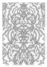 Medievaux Tapestry sketch template