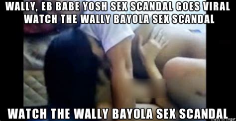 Wally Eb Babe Yosh Sex Scandal Goes Viral The Wally
