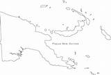 Guinea Papua Outline Move Enlarge sketch template