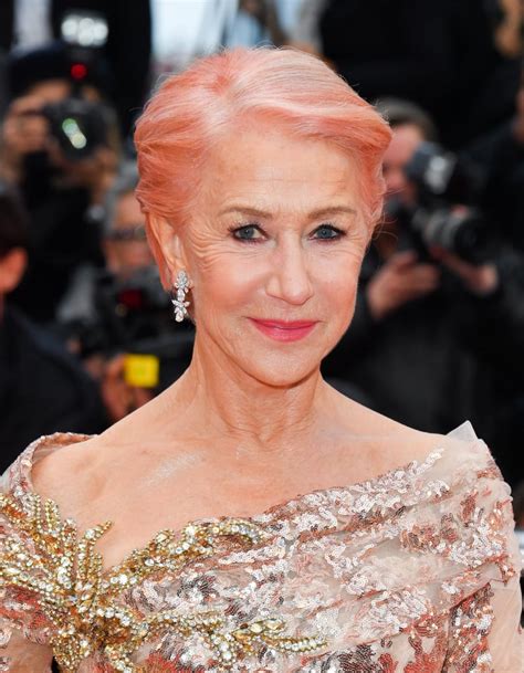 Helen Mirren Pink Hair At Cannes Film Festival Popsugar Beauty Photo 26