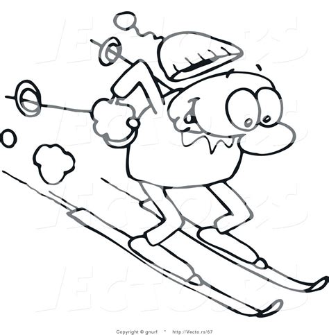skier drawing  getdrawings