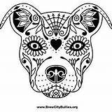 Skull Sugar Coloring Dog Pages Skulls Stencil Dead Drawing Animal Dia Muertos Los Google Search Candy Animals Adult Tattoos Drawings sketch template