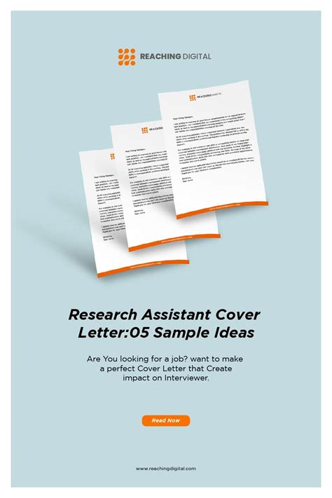 research assistant cover letter  sample ideas reaching digital