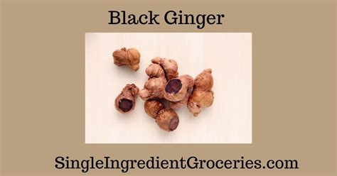 black ginger extract amazing health benefits single