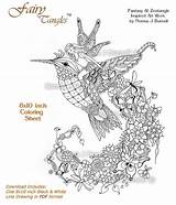 Printable Norma Burnell Tangle Tangles Birds sketch template