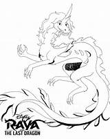 Dragon Coloring Raya Sisu Last Coloringonly Pages Printable sketch template