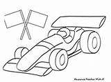 Mobil Balap Mewarnai Diwarnai Formula Galeri Daftar sketch template