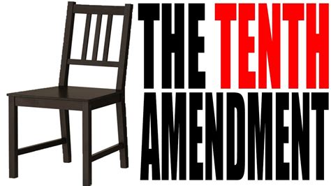 The Tenth Amendment Explained The Constitution For Dummies Series