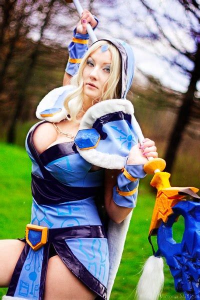 Dota 2 Crystal Maiden Hot And Sexy Cosplay
