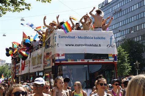 a group of lions is a pride helsinki pride march at a record breaking 30 000 finland today
