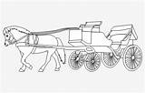 Carriage Buggy Clipartkey sketch template