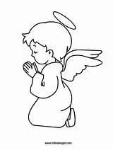Para Angel Anjo Colorir Angelo Da Drawing Baby Páginas Di Una Natal Colorare Disegni Disegno Desenho Un Clipart Em Wings sketch template