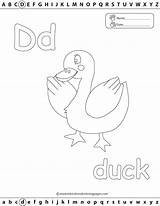 Coloring Pages Letter Duck Abc Preschool Fun Alphabet Board Sheets Children Worksheet Choose sketch template