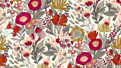 floral pattern desktop wallpaper  wallpaperbro  atevanl