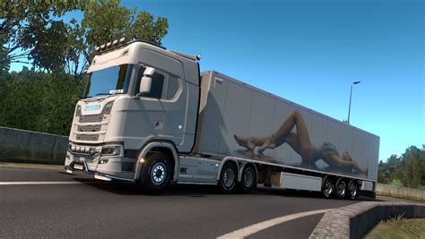 Woman Skin For Owned Trailers Ets2 Mods Euro Truck Simulator 2 Mods
