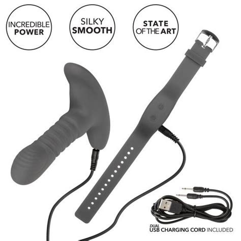 Eclipse Wristband Remote Thrusting Rotator Probe Black Sex Toys At