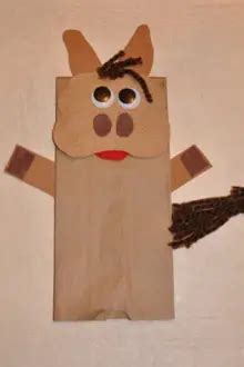 paper bag puppets guide patterns