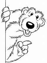 Bear House Big Blue Pages Coloring Cartoons sketch template