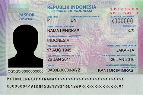 fileindonesian passport data pagejpg wikimedia commons