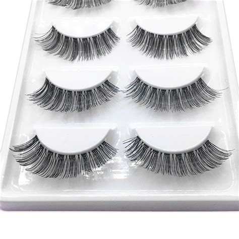 5001 fashion thick style eye lash 5 pair luxury 3d false lashes fluffy