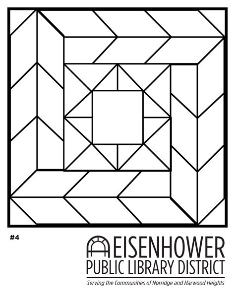 quilt square coloring pages eisenhower public library