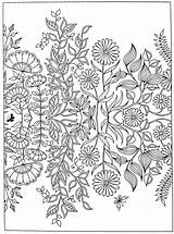 Coloring Garden Secret Pages Adult Getcolorings Getdrawings Color sketch template
