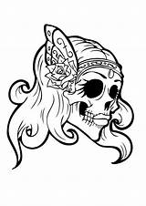 Skulls Getdrawings Paintingvalley sketch template