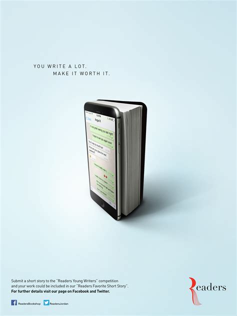 readers young writers competition  behance