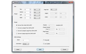 Batch CHM to PDF Converter screenshot #1