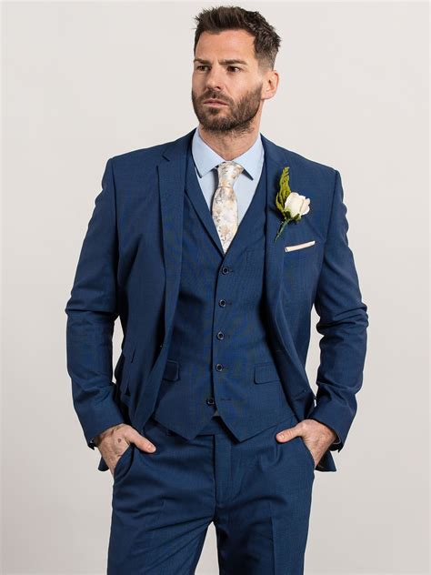 sawyers hendricks blue tonic tailored  piece wedding suit wedding suits blue