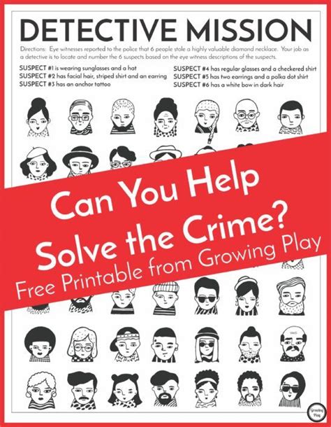 solve  crime worksheets printable worksheet template layla