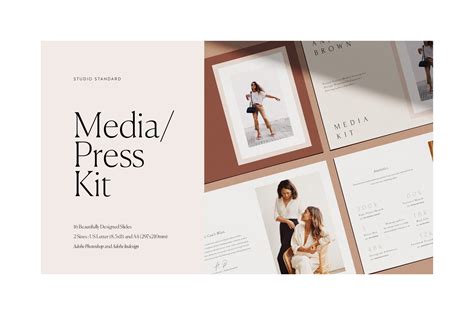 media press kit indesign templates ~ creative market