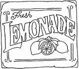 Lemonade Lemoniada Kolorowanki Lemons Digis Adayfordaisies sketch template
