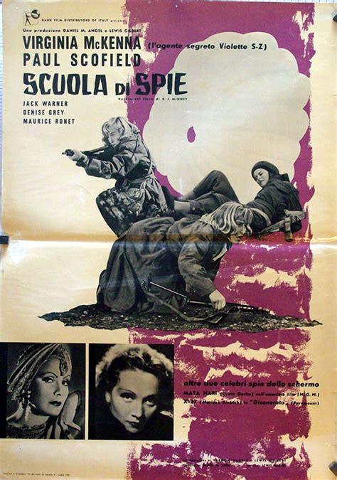 Scuola Di Spie Movie Poster Carve Her Name With Pride