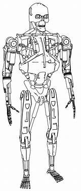 Robot Coloring Droid Body Wecoloringpage sketch template
