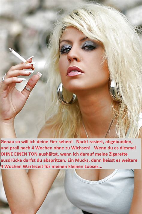 femdom captions german smoking edition 9 pics