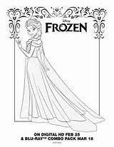 Frozen sketch template