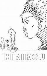 Kirikou Coloriage Colorir Imprimer Karaba Sorcière Morningkids sketch template