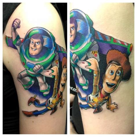 Buzz And Woody Flying ★ Toy Story Tattoos ★ Pinterest