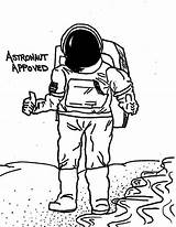 Designlooter Astronaut sketch template