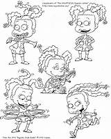 Rugrats Chucky Template sketch template