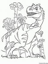 Colorkid Dinosaur sketch template